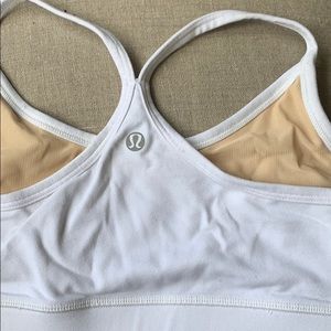lululemon white sports bra